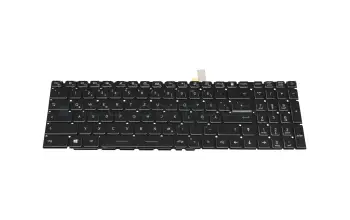 S1N-3EDE2W2-SA0 original MSI keyboard DE (german) black with backlight