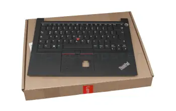 5M10V17012 original Lenovo keyboard incl. topcase DE (german) black/black with mouse-stick without backlight
