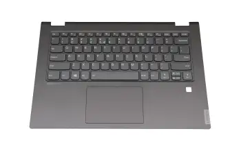 5CB0S17320 original Lenovo keyboard incl. topcase US (english) grey/grey with backlight US International