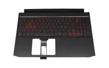 6B.Q7KN2.046 original Acer keyboard incl. topcase DE (german) black/red/black with backlight