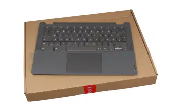 5CB0Z27902 original Lenovo keyboard incl. topcase DE (german) grey/gold