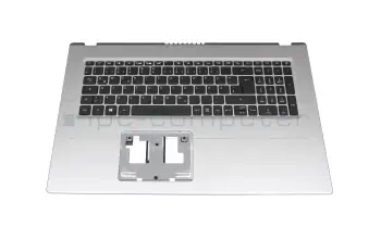 6B.A6TN2.014 original Acer keyboard incl. topcase DE (german) black/silver with backlight
