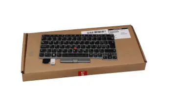 01YP906 original Lenovo keyboard CH (swiss) black/silver matt with mouse-stick