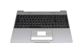 40077073 original Medion keyboard incl. topcase DE (german) black/grey with backlight