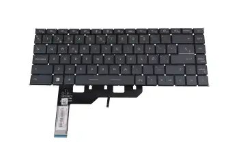 S1N-2EES605-D10 original MSI keyboard SP (spanish) grey/grey with backlight