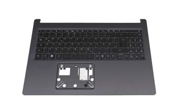 Keyboard incl. topcase DE (german) black/black with backlight original suitable for Acer Aspire 5 (A515-45)
