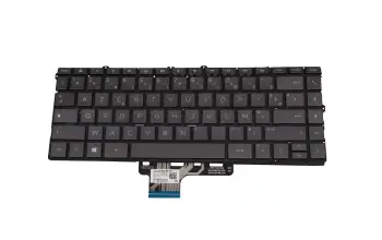 L72385-051 original HP keyboard FR (french) black/black with backlight b-stock
