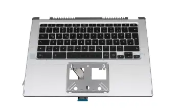 6B.HX7N7.007 original Acer keyboard incl. topcase DE (german) black/silver