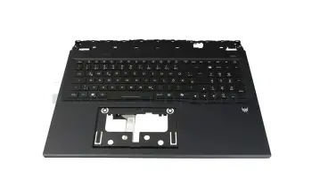 6B.QVEN7.011 original Acer keyboard incl. topcase DE (german) black/black with backlight