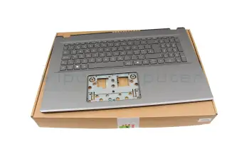 6B.J02N8.019 original Acer keyboard incl. topcase CH (swiss) grey/grey with backlight
