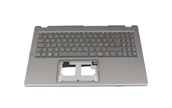 6B.JDEN2.014 original Acer keyboard incl. topcase DE (german) grey/grey with backlight
