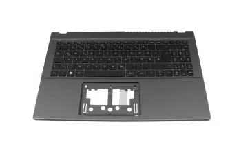 6B.QGCN7.011 original Acer keyboard incl. topcase DE (german) black/black with backlight