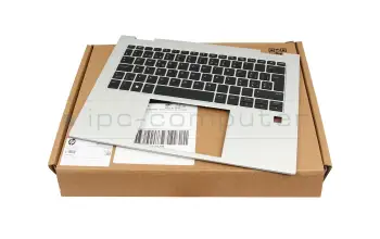 N09294-BG1 original HP keyboard incl. topcase CH (swiss) black/grey with backlight