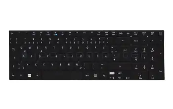 Keyboard DE (german) black original suitable for Acer TravelMate P273-M