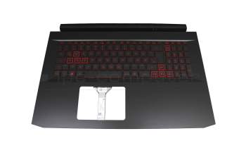 104003EKC03 original Acer keyboard incl. topcase DE (german) black/red/black with backlight