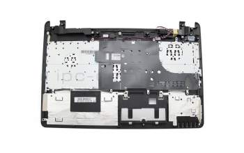 13N0-1BM0801 original Medion keyboard incl. topcase DE (german) black/black incl. red WASD arrows