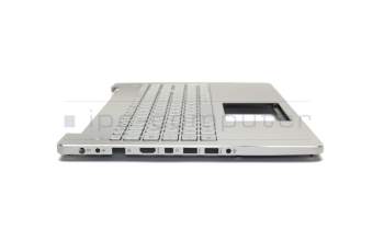13N0-P9A0851 original Asus keyboard incl. topcase DE (german) silver/silver with backlight