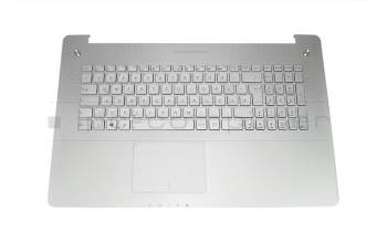 13N0-PTA0F01 original Asus keyboard incl. topcase DE (german) silver/silver