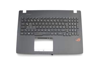 13N1-0BA0F11 original Asus keyboard incl. topcase DE (german) black/black with backlight