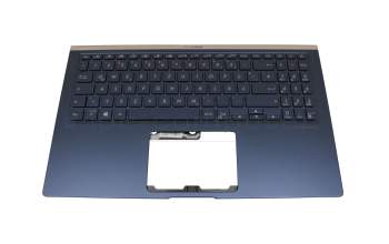 13N1-62A0141 original Asus keyboard incl. topcase DE (german) blue/blue with backlight