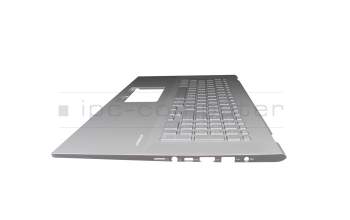 13N1-D0A0101 original Asus keyboard incl. topcase DE (german) silver/silver