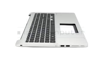 13NB05R1P10011 original Asus keyboard incl. topcase DE (german) black/silver