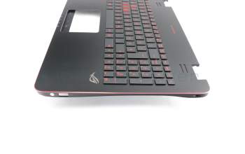 13NB06R2AM0301 original Asus keyboard incl. topcase DE (german) black/black with backlight