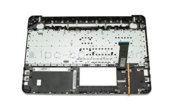 13NB09P1P03011 original Asus keyboard incl. topcase DE (german) silver/silver with backlight