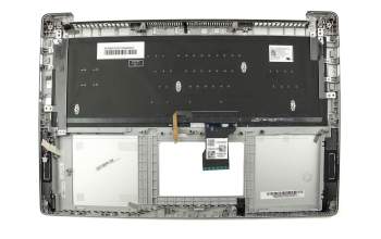 13NB0AU1AM0101 original Asus keyboard incl. topcase DE (german) silver/silver with backlight (for models without HDD)