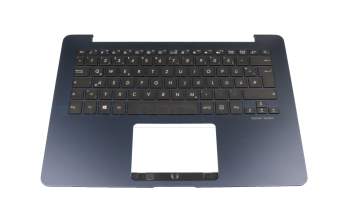 13NB0EC2AM0511 original Asus keyboard incl. topcase DE (german) black/blue with backlight