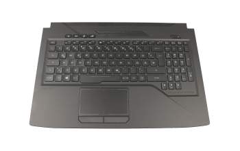 13NB0G51P04X11 original Asus keyboard incl. topcase DE (german) black/black with backlight