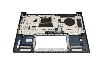 13NB11R0M08011 original Asus keyboard incl. topcase DE (german) blue/blue with backlight