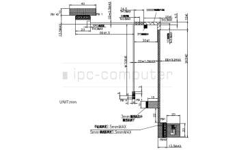 Asus 14005-03660700 FX516PM EDP CABLE 40PIN INX