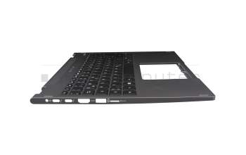 14604E67K203 original Acer keyboard incl. topcase DE (german) black/grey with backlight