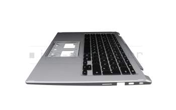 15F15HT7601 original Acer keyboard incl. topcase DE (german) black/silver