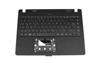 16F0A9U7601 original Acer keyboard incl. topcase DE (german) black/black with backlight