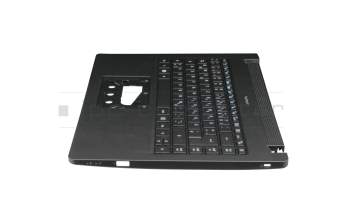 16F0A9U7601 original Acer keyboard incl. topcase DE (german) black/black with backlight