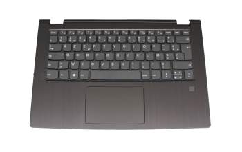 17L0772 original Lenovo keyboard incl. topcase FR (french) grey/grey