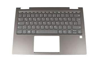 19062505-267 original Lenovo keyboard incl. topcase DE (german) anthracite/anthracite with backlight