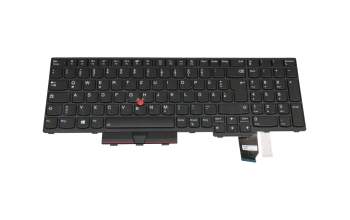 19B6F FPC original Lenovo keyboard DE (german) black with backlight and mouse-stick