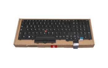 19B6XK211223 original Lenovo keyboard DE (german) black/black with mouse-stick
