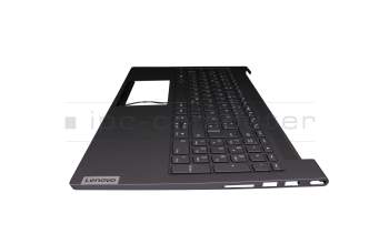 1KAFZZG0067 original Lenovo keyboard incl. topcase DE (german) black/grey with backlight