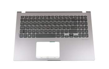 1KAHZZ+004G original Asus keyboard incl. topcase GR (greek) black/grey
