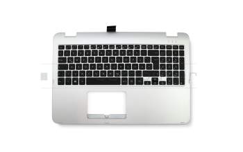 1KAHZZG0031 original Asus keyboard incl. topcase DE (german) black/silver