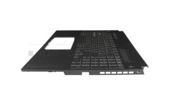 1KAHZZG015Q original Asus keyboard incl. topcase DE (german) grey/grey with backlight
