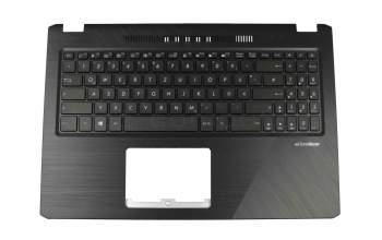 1KAHZZQ0053 original Asus keyboard incl. topcase DE (german) black/black with backlight