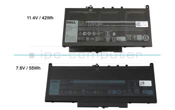 1W2Y2 original Dell battery 55Wh 7.6V