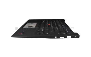 20221028LKC original Lenovo keyboard incl. topcase DE (german) black/black with backlight and mouse-stick