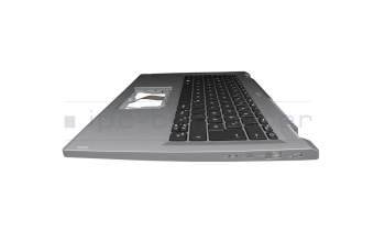 25150029KA01 original Acer keyboard incl. topcase DE (german) black/silver