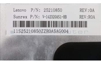 Lenovo 25210850 NB_KYB JMEST1VHEB83BlackKeyBowlBlackFKBD